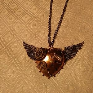 Steampunk Heart Necklace